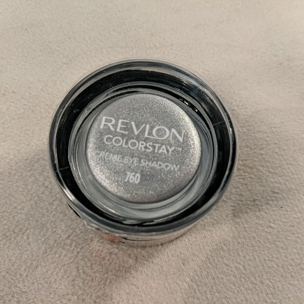 Revlon Colorstay Creme Eye Shadow 760 Earl Grey Silver 0.18oz 5.2g Cream NEW
